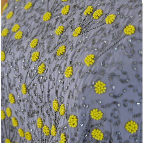 NWT French Connection Lavender Beaded Cocktail Sheath Dress Women's 10 - Picture 4 of 8